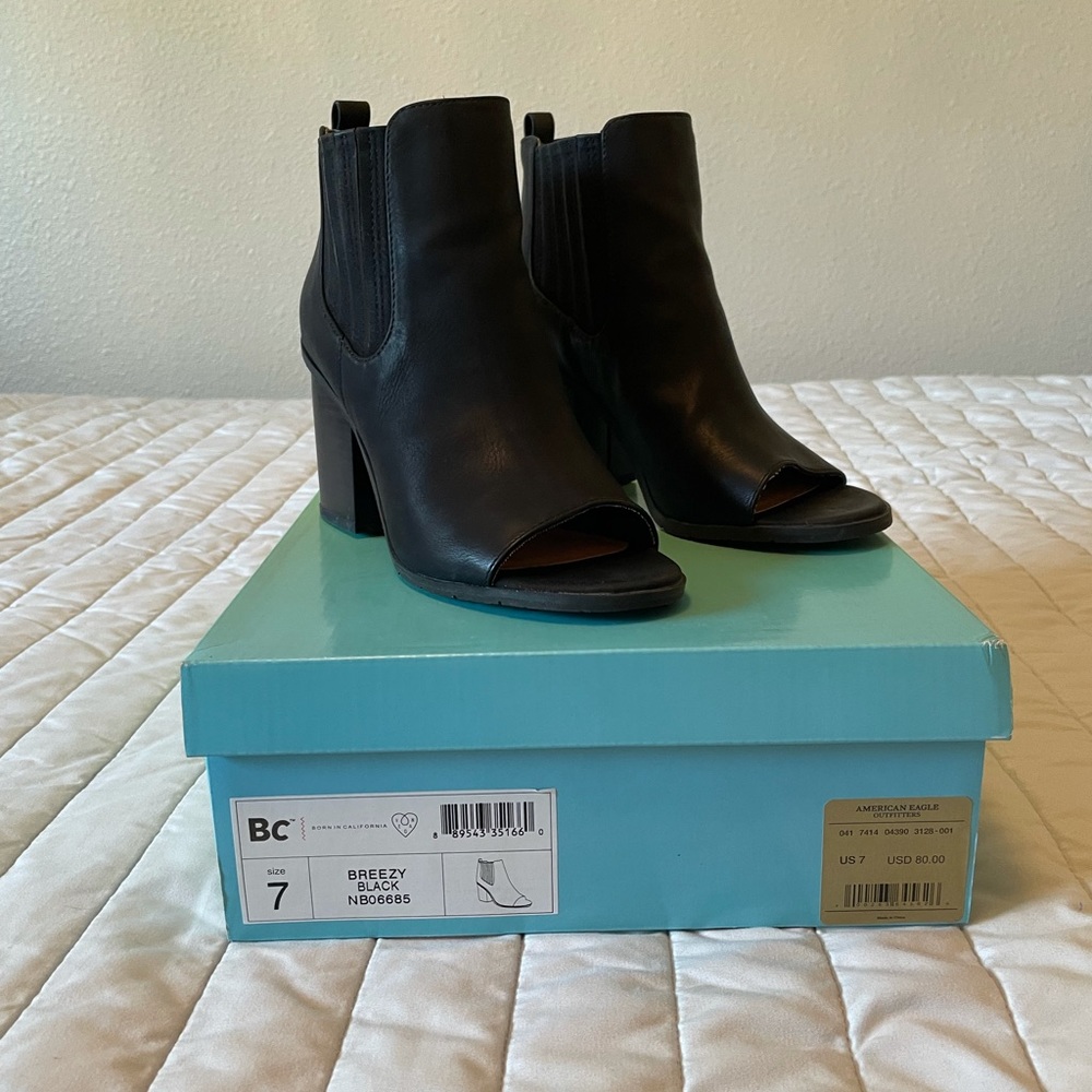BC Breezy Open Toe Booties